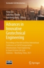 Advances in Innovative Geotechnical Engineering : Proceedings of the 6th GeoChina International Conference on Civil & Transportation Infrastructures: From Engineering to Smart & Green Life Cycle Solut - Book