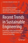 Recent Trends in Sustainable Engineering : Proceedings of the 2nd International Conference on Applied Science and Advanced Technology - Book