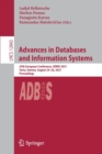 Advances in Databases and Information Systems : 25th European Conference, ADBIS 2021, Tartu, Estonia, August 24–26, 2021, Proceedings - Book