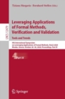 Leveraging Applications of Formal Methods, Verification and Validation: Tools and Trends : 9th International Symposium on Leveraging Applications of Formal Methods, ISoLA 2020, Rhodes, Greece, October - Book