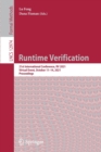 Runtime Verification : 21st International Conference, RV 2021, Virtual Event, October 11–14, 2021, Proceedings - Book