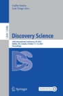Discovery Science : 24th International Conference, DS 2021, Halifax, NS, Canada, October 11–13, 2021, Proceedings - Book