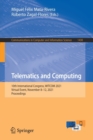 Telematics and Computing : 10th International Congress, WITCOM 2021, Virtual Event, November 8-12, 2021, Proceedings - Book