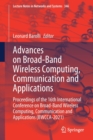 Advances on Broad-Band Wireless Computing, Communication and Applications : Proceedings of the 16th International Conference on Broad-Band Wireless Computing, Communication and Applications (BWCCA-202 - Book