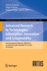 Advanced Research in Technologies, Information, Innovation and Sustainability : First International Conference, ARTIIS 2021, La Libertad, Ecuador, November 25-27, 2021, Proceedings - Book