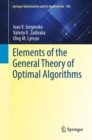 Elements of the General Theory of Optimal Algorithms - Book