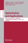 Optimization and Applications : 12th International Conference, OPTIMA 2021, Petrovac, Montenegro, September 27 – October 1, 2021, Proceedings - Book