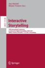 Interactive Storytelling : 14th International Conference on Interactive Digital Storytelling, ICIDS 2021, Tallinn, Estonia, December 7–10, 2021, Proceedings - Book