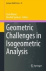 Geometric Challenges in Isogeometric Analysis - Book