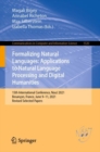 Formalizing Natural Languages: Applications to Natural Language Processing and Digital Humanities : 15th International Conference, NooJ 2021, Besancon, France, June 9-11, 2021, Revised Selected Papers - Book