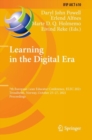 Learning in the Digital Era : 7th European Lean Educator Conference, ELEC 2021, Trondheim, Norway, October 25-27, 2021, Proceedings - Book
