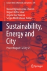 Sustainability, Energy and City : Proceedings of CSECity’21 - Book