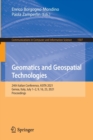 Geomatics and Geospatial Technologies : 24th Italian Conference, ASITA 2021, Genoa, Italy, July 1-2, 9, 16, 23, 2021, Proceedings - Book