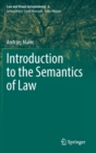 Introduction to the Semantics of Law - Book