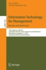 Information Technology for Management: Business and Social Issues : 16th Conference, ISM 2021, and FedCSIS-AIST 2021 Track, Held as Part of FedCSIS 2021, Virtual Event, September 2-5, 2021, Extended a - Book