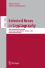 Selected Areas in Cryptography : 28th International Conference, Virtual Event, September 29 - October 1, 2021, Revised Selected Papers - Book