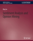 Sentiment Analysis and Opinion Mining - Book
