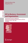 HCI in Business, Government and Organizations : 9th International Conference, HCIBGO 2022, Held as Part of the 24th HCI International Conference, HCII 2022, Virtual Event, June 26 - July 1, 2022, Proc - Book