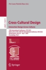 Cross-Cultural Design. Interaction Design Across Cultures : 14th International Conference, CCD 2022, Held as Part of the 24th HCI International Conference, HCII 2022, Virtual Event, June 26 - July 1, - Book