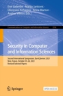Security in Computer and Information Sciences : Second International Symposium, EuroCybersec 2021, Nice, France, October 25-26, 2021, Revised Selected Papers - Book