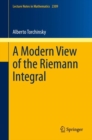 A Modern View of the Riemann Integral - Book