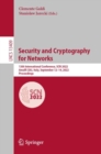 Security and Cryptography for Networks : 13th International Conference, SCN 2022, Amalfi (SA), Italy, September 12-14, 2022, Proceedings - Book