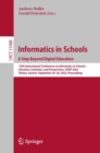 Informatics in Schools. A Step Beyond Digital Education : 15th International Conference on Informatics in Schools: Situation, Evolution, and Perspectives, ISSEP 2022, Vienna, Austria, September 26-28, - Book