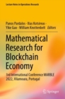 Mathematical Research for Blockchain Economy : 3rd International Conference MARBLE 2022, Vilamoura, Portugal - Book