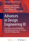 Advances in Design Engineering III : Proceedings of the XXXI INGEGRAF International Conference 29-30 June, 1 July 2022, Malaga, Spain - Book