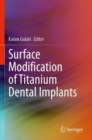 Surface Modification of Titanium Dental Implants - Book