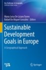 Sustainable Development Goals in Europe : A Geographical Approach - Book