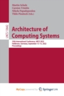 Architecture of Computing Systems : 35th International Conference, ARCS 2022, Heilbronn, Germany, September 13-15, 2022, Proceedings - Book