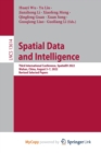 Spatial Data and Intelligence : Third International Conference, SpatialDI 2022, Wuhan, China, August 5-7, 2022, Revised Selected Papers - Book