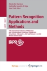 Pattern Recognition Applications and Methods : 10th International Conference, ICPRAM 2021, and 11th International Conference, ICPRAM 2022, Virtual Event, February 4-6, 2021 and February 3-5, 2022, Rev - Book