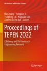 Proceedings of TEPEN 2022 : Efficiency and Performance Engineering Network - Book