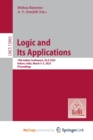 Logic and Its Applications : 10th Indian Conference, ICLA 2023, Indore, India, March 3-5, 2023, Proceedings - Book