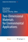 Two-Dimensional Materials for Environmental Applications - Book