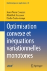 Optimisation convexe et inequations variationnelles monotones - Book
