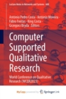 Computer Supported Qualitative Research : World Conference on Qualitative Research (WCQR2023) - Book