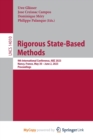 Rigorous State-Based Methods : 9th International Conference, ABZ 2023, Nancy, France, May 30-June 2, 2023, Proceedings - Book