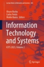 Information Technology and Systems : ICITS 2023, Volume 2 - Book