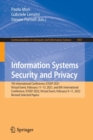 Information Systems Security and Privacy : 7th International Conference, ICISSP 2021, Virtual Event, February 11-13, 2021, and 8th International Conference, ICISSP 2022, Virtual Event, February 9-11, - Book