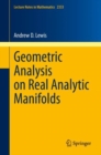 Geometric Analysis on Real Analytic Manifolds - Book