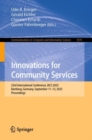Innovations for Community Services : 23rd International Conference, I4CS 2023, Bamberg, Germany, September 11-13, 2023, Proceedings - Book