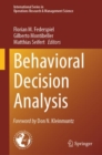 Behavioral Decision Analysis - Book