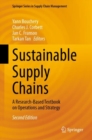 Sustainable Supply Chains : A Research-Based Textbook on Operations and Strategy - Book