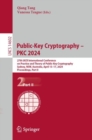 Public-Key Cryptography – PKC 2024 : 27th IACR International Conference on Practice and Theory of Public-Key Cryptography, Sydney, NSW, Australia, April 15–17, 2024, Proceedings, Part II - Book