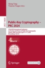 Public-Key Cryptography – PKC 2024 : 27th IACR International Conference on Practice and Theory of Public-Key Cryptography, Sydney, NSW, Australia, April 15–17, 2024, Proceedings, Part IV - Book
