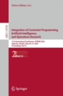 Integration of Constraint Programming, Artificial Intelligence, and Operations Research : 21st International Conference, CPAIOR 2024, Uppsala, Sweden, May 28–31, 2024, Proceedings, Part II - Book