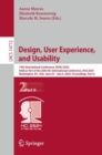 Design, User Experience, and Usability : 13th International Conference, DUXU 2024, Held as Part of the 26th HCI International Conference, HCII 2024, Washington, DC, USA, June 29–July 4, 2024, Proceedi - Book